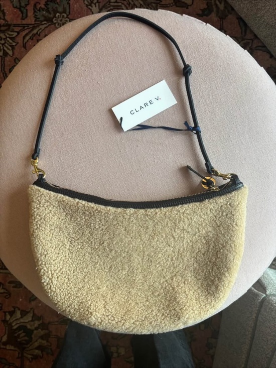 Clare V Handbags - Clare V Lune Shearling Bag